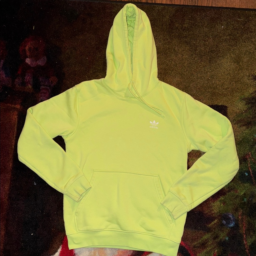 Adidas Men's Light Green Hoodie